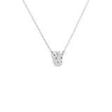 10k White Gold 0.2 ctw Butterfly Diamond Necklace