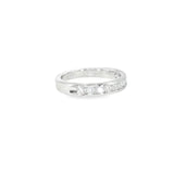 14k White Gold 0.50 ctw Channel Set Diamond Band