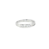 14k White Gold 0.33 ctw Channel Set Diamond Band