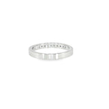 14k White Gold 0.20 ctw Channel Set Diamond Band