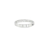 14k White Gold 0.20 ctw Channel Set Diamond Band