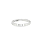 14k White Gold 0.10 ctw Channel Set Diamond Band