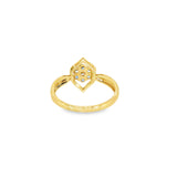 14k Yellow Gold Nature Inspired 0.26ctw MT Yogo Sapphire Women's Ring