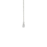 14k White Gold 0.15ctw MT Yogo Sapphire Geometric Pendant