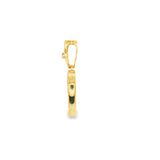 14k Yellow Gold Opal Free Form Pendant