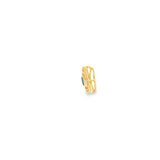 14k Yellow Gold 0.30ctw Montana Sapphire Geometric Pendant