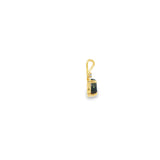 14k Yellow Gold Montana Moss Agate Pendant