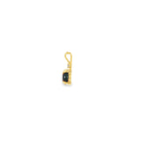14k Yellow Gold Montana Moss Agate Pendant