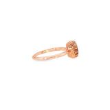 14k Rose Gold Vintage Inspired Montana Moss Agate Ring