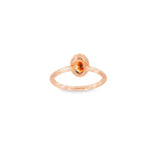 14k Rose Gold Vintage Inspired Montana Moss Agate Ring