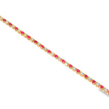 14k Yellow Gold 0.60 ctw Ruby Tennis Bracelet