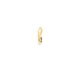 14k Yellow Gold 0.19ctw Amethyst Drop Pendant