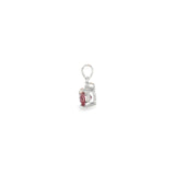 14k White Gold 1.50ctw Lab Alexandrite Solitaire Pendant