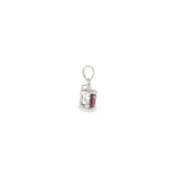14k White Gold 1.50ctw Lab Alexandrite Solitaire Pendant