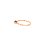 14k Rose Gold 0.44 ctw Montana Sapphire Solitaire Women's Ring