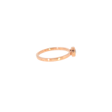 14k Rose Gold 0.44 ctw Montana Sapphire Solitaire Women's Ring