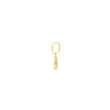 14k Yellow Gold 0.60ctw Opal Bezel Pendant