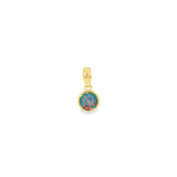 14k Yellow Gold 0.60ctw Opal Bezel Pendant