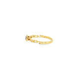 14k Yellow Gold 0.31ctw Garnet Nature Inspired Women's Ring