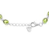 Sterling Silver Peridot Bracelet