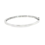 Sterling Silver 0.5 ctw Diamond Bangle Bracelet