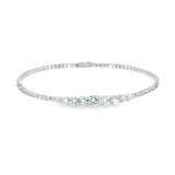 Sterling Silver CZ Bracelet