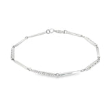 Sterling Silver 0.16 ctw Diamond Bracelet