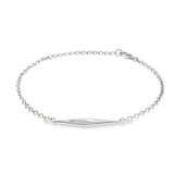 Sterling Silver 0.01 ctw Diamond Bracelet