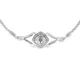 Sterling Silver Diamond Bracelet