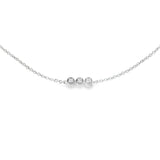 Sterling Silver Diamond Bracelet