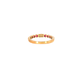 14k Yellow Gold 0.21ctw Ruby Vintage Inspired Women's Ring