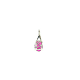 14k White Gold 2.50ctw Pruple Garnet Pendant