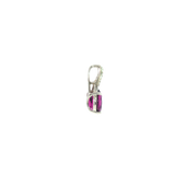 14k White Gold 2.50ctw Pruple Garnet Pendant