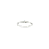 Sterling Silver 0.11 ctw MT Yogo Sapphire Women's Ring Size 7.25