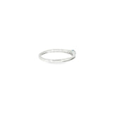 Sterling Silver 0.11 ctw MT Yogo Sapphire Women's Ring Size 7.25