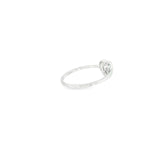 Sterling Silver 0.08 ctw MT Yogo Sapphire Women's Ring Size 7.5