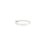 Sterling Silver 0.13 ctw MT Yogo Sapphire Women's Ring Size 7.5