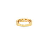 14k Yellow Gold 0.25 ctw Geometric Women's Diamond Ring