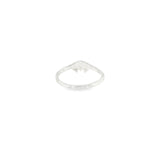 Sterling Silver 0.21 ctw Montana Sapphire Ring