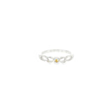 Sterling Silver Yellow Montana Sapphire Ring