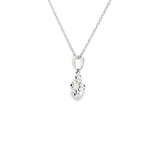 Sterling Silver 0.12 ctw MT Yogo Sapphire Pendant