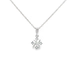 Sterling Silver 0.12 ctw MT Yogo Sapphire Pendant