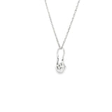 Sterling Silver 0.21 ctw Solitaire Montana Sapphire Pendant