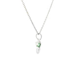 Sterling Silver 0.21 ctw Montana Sapphire Pendant