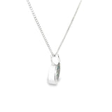 Sterling Silver 0.38 ctw Montana Sapphires Pendant