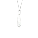 Sterling Silver 0.04 ctw Montana State Montana Sapphire Pendant