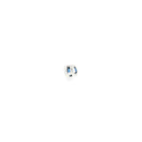 14k White Gold 0.44ctw MT Yogo Sapphire Solitaire Pendant