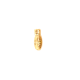 14k Yellow Gold 0.15ctw MT Yogo Sapphire Halo Pendant