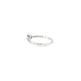 14k White Gold Bezel 0.40ctw MT Yogo Sapphire Women's Ring