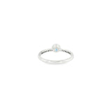 14k White Gold Bezel 0.40ctw MT Yogo Sapphire Women's Ring